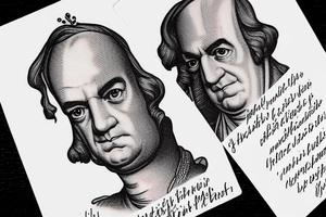 Adam Smith Post card tattoo idea