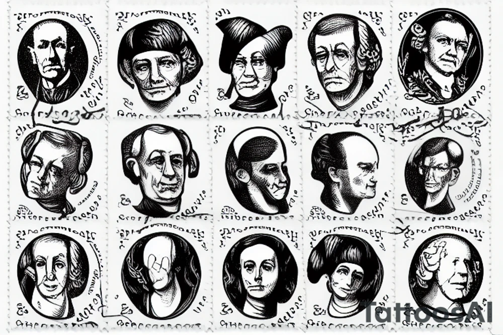 Adam Smith Post stamp tattoo idea