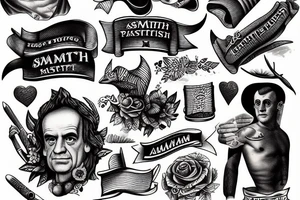Adam Smith Post stamp tattoo idea