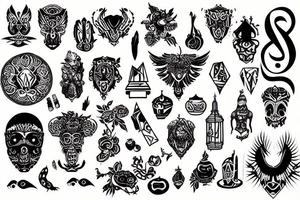 Temple tattoo idea