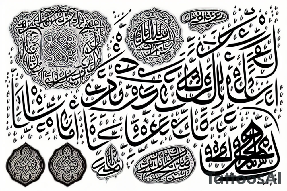 islam and light tattoo idea