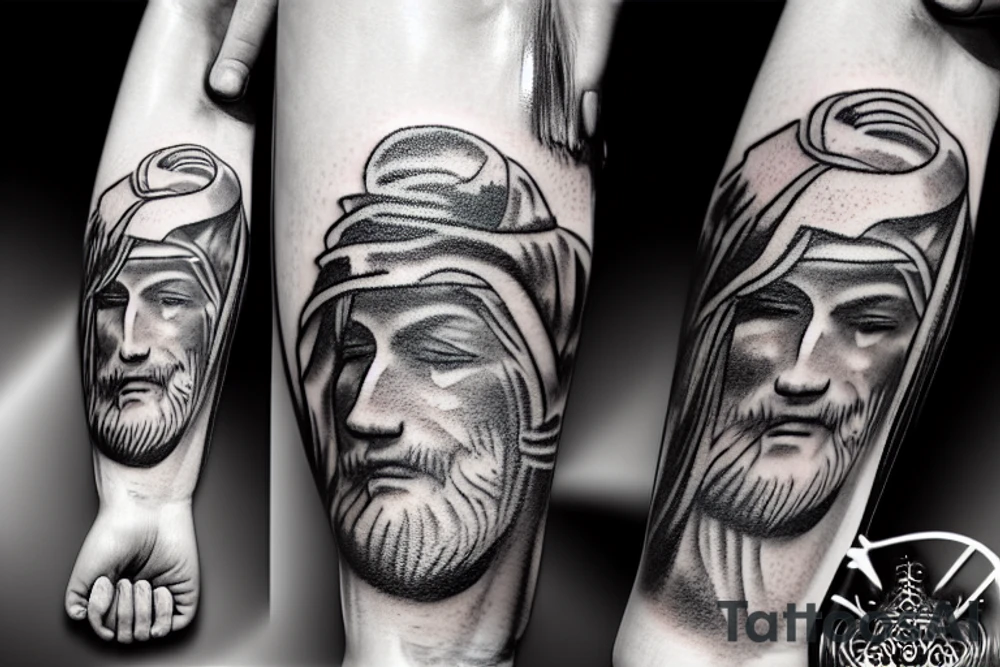 god fresco andel tattoo idea