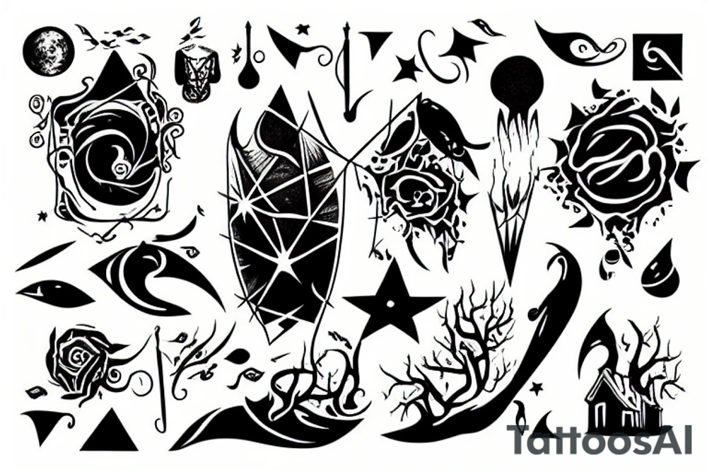 might and night tattoo idea