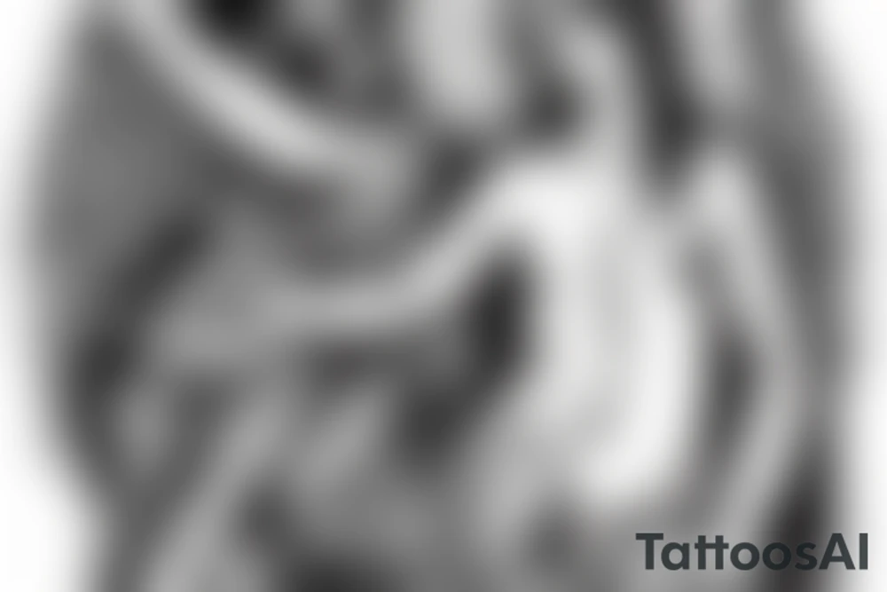 god fresco angel tattoo idea