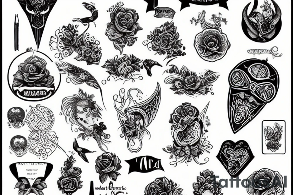 Сатанизм,окультизм tattoo idea