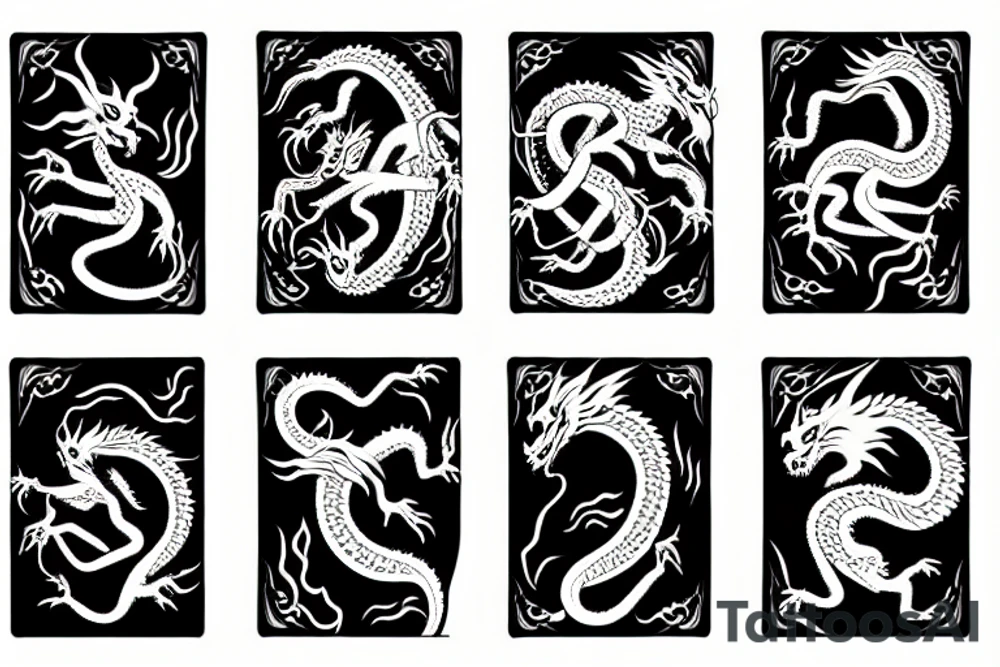 dragon night tattoo idea