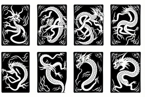 dragon night tattoo idea