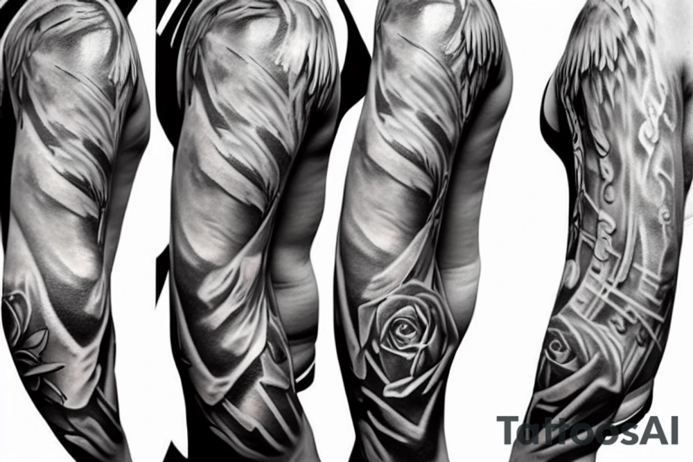 god angel tattoo idea