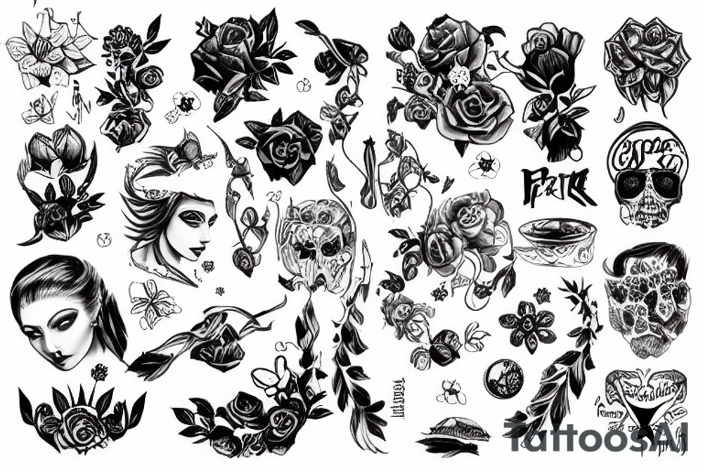 Самурай tattoo idea