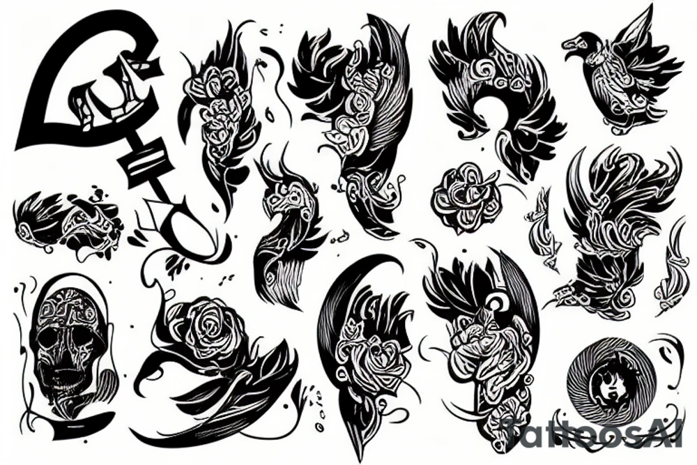 Самурай tattoo idea