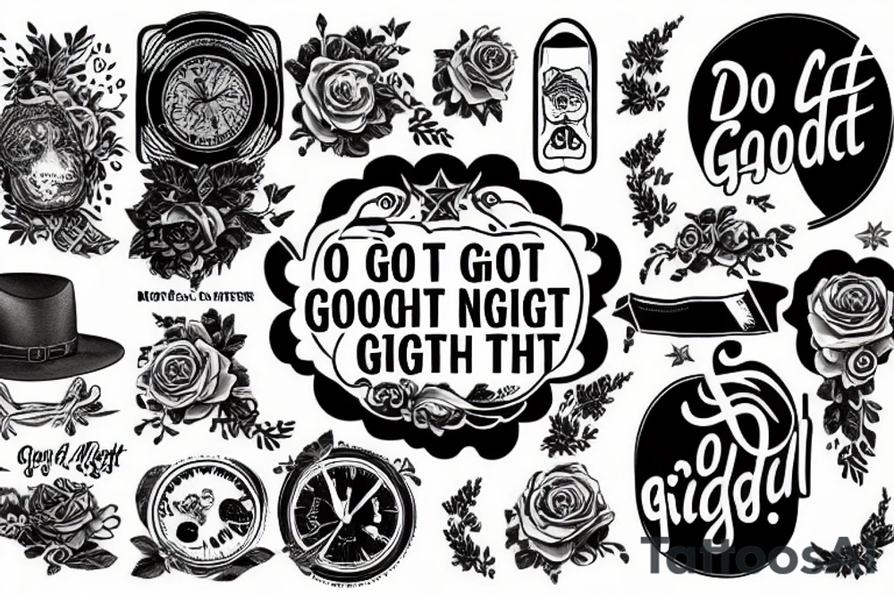 do not go gentle into that good night tattoo idea