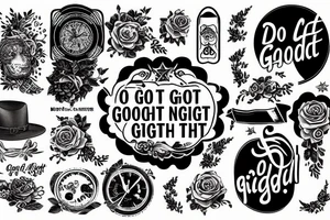 do not go gentle into that good night tattoo idea