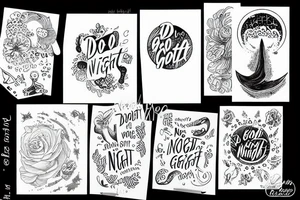 do not go gentle into that good night tattoo idea