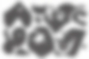 abstract ligature tattoo idea