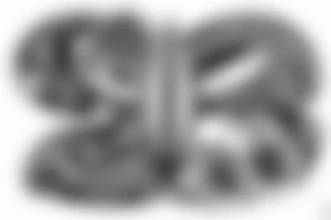 abstract hawaiian ligature tattoo idea