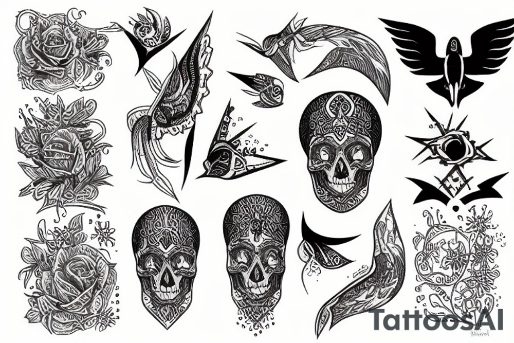 Мрак tattoo idea