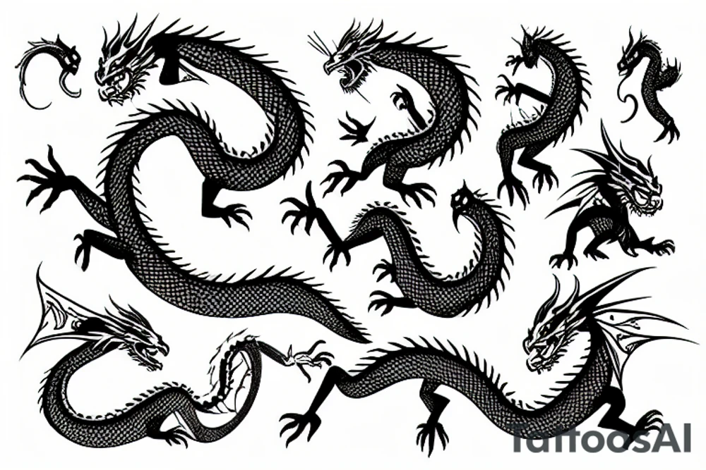 Dragon tattoo idea