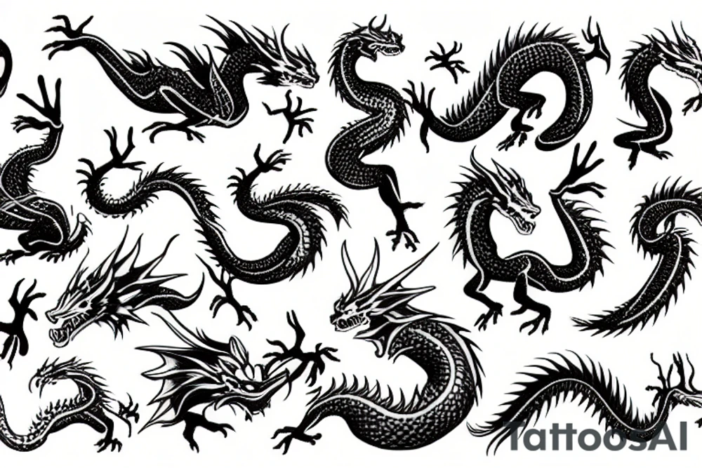 Dragon tattoo idea