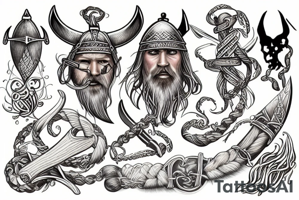Viking tattoo idea