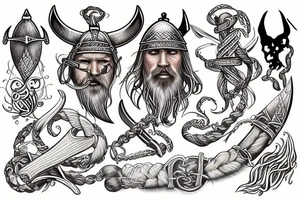 Viking tattoo idea