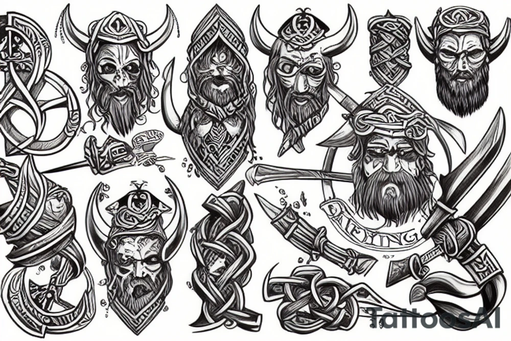 Viking tattoo idea