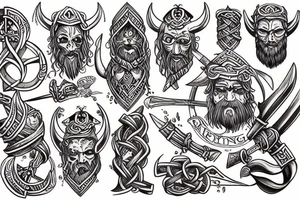 Viking tattoo idea