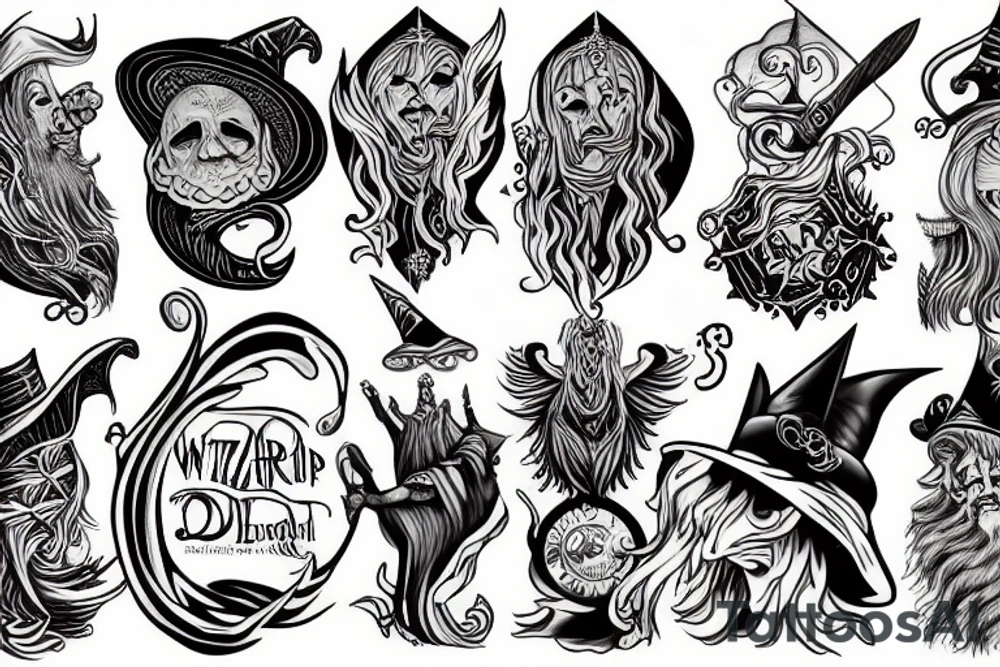 Wizard tattoo idea