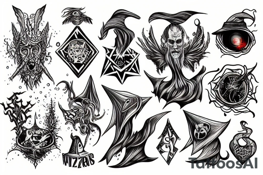 Wizard tattoo idea