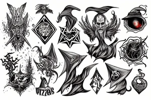Wizard tattoo idea