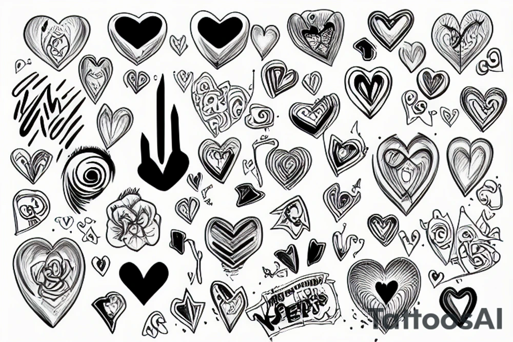 heart beat tattoo idea
