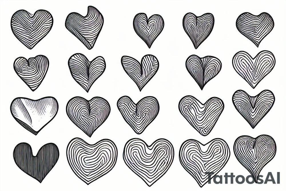heart beat lines tattoo idea