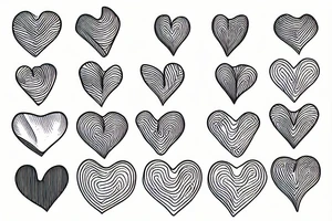 heart beat lines tattoo idea
