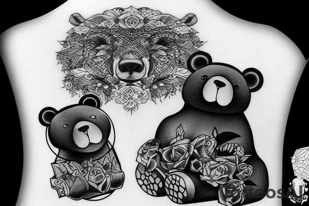 russian bear winner tattoo idea