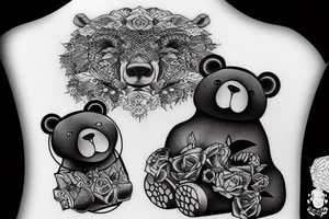 russian bear winner tattoo idea