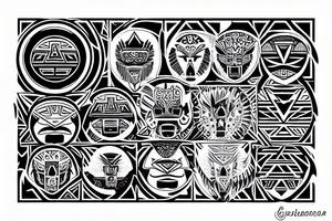 aztec eagle tattoo idea
