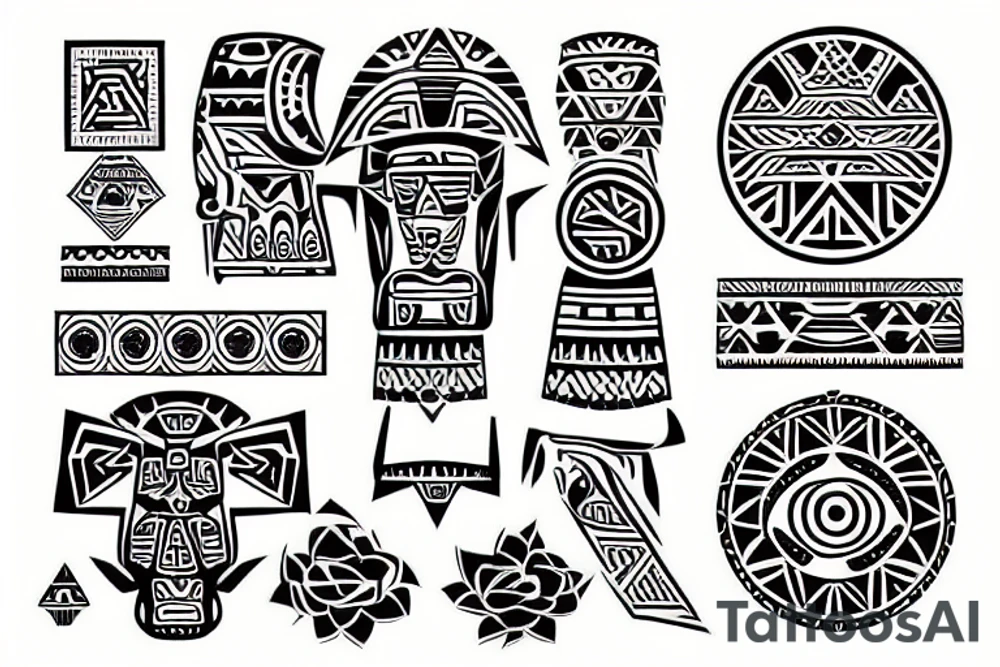 aztec tattoo idea