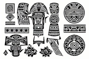 aztec tattoo idea