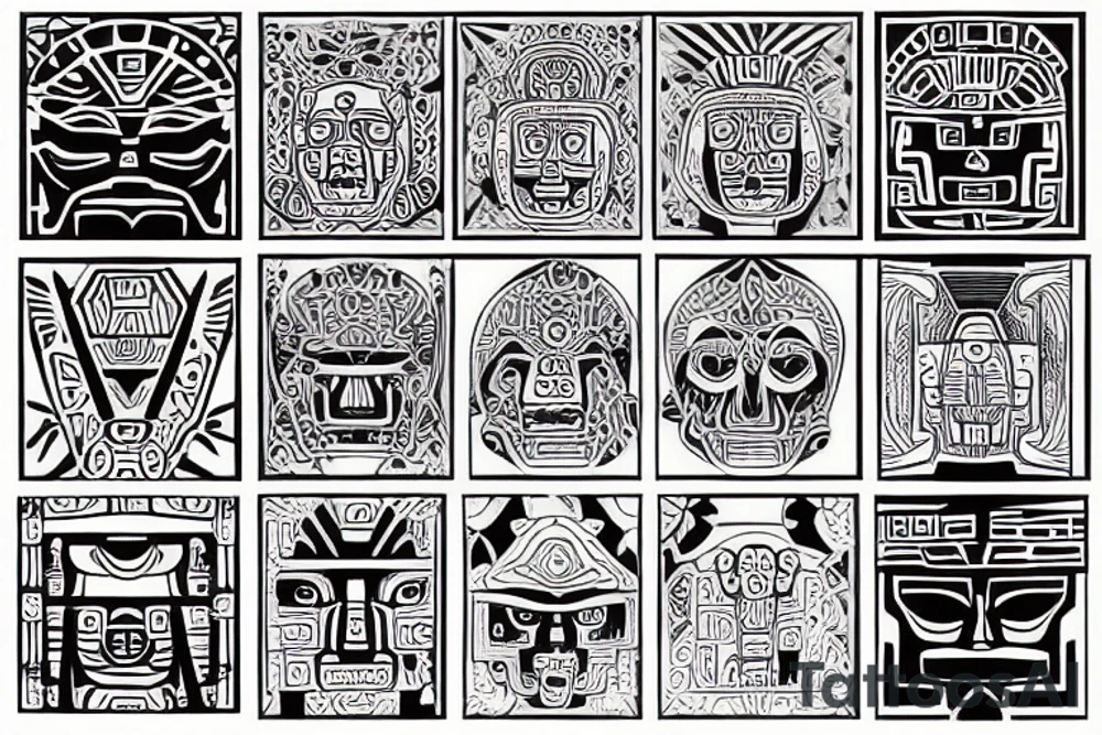 Mayan tattoo idea