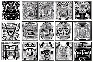Mayan tattoo idea