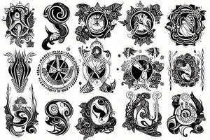 Gemini horoscope tattoo idea