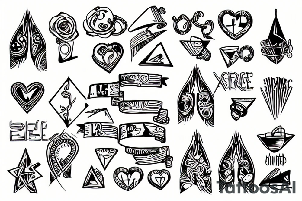 Reconnecting relationship tattoo idea