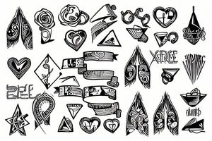 Reconnecting relationship tattoo idea