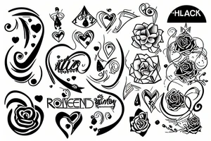 Reconnecting relationship tattoo idea