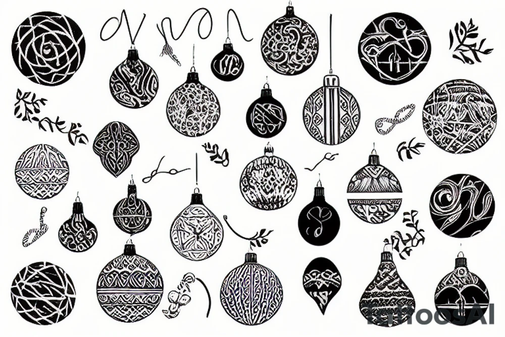 Ornament tattoo idea