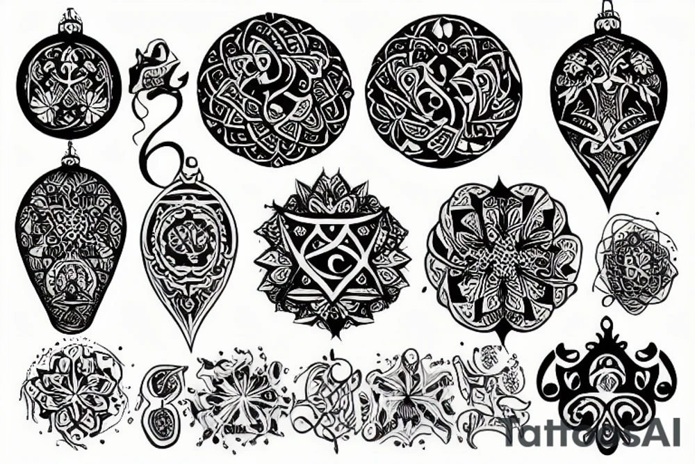 Ornament tattoo idea