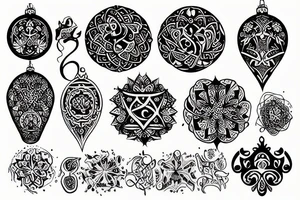 Ornament tattoo idea