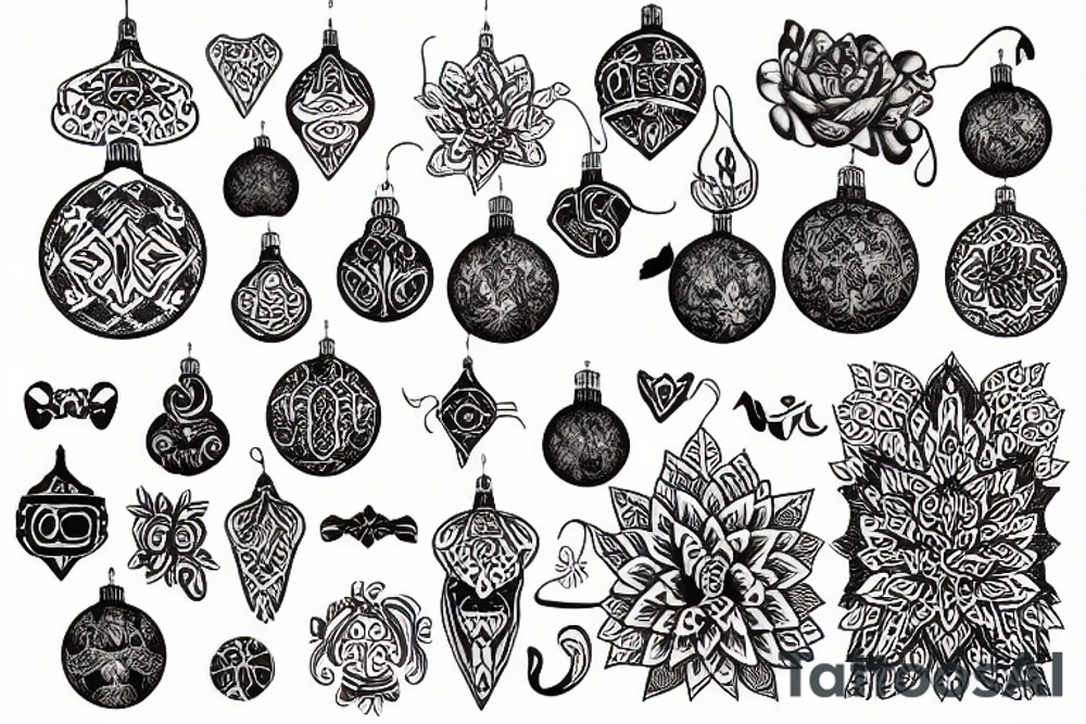 Ornament tattoo idea