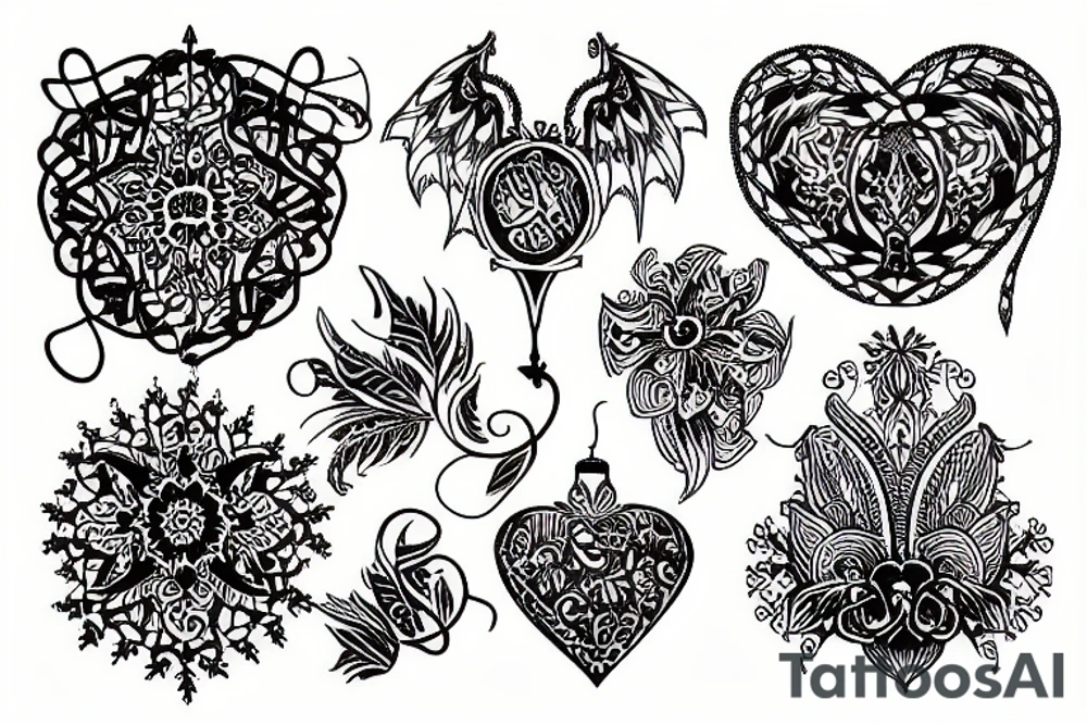 Ornament tattoo idea