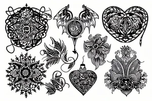 Ornament tattoo idea