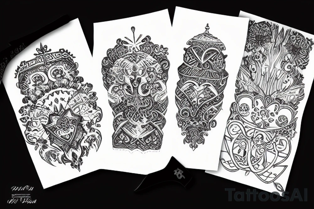 Ornament tattoo idea
